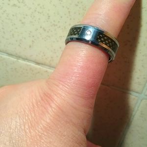 Tungsten band ring men man